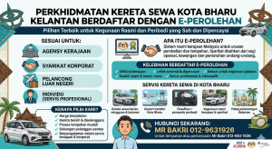 kereta sewa berdaftar dengan Ep