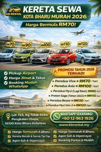kereta sewa airport Kota Bharu